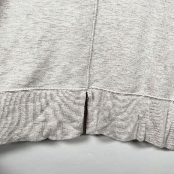 Athleta Apollo Pullover Sweatshirt Long Sleeve Medium Cream‎ Athleisure Relaxed - Picture 9 of 15
